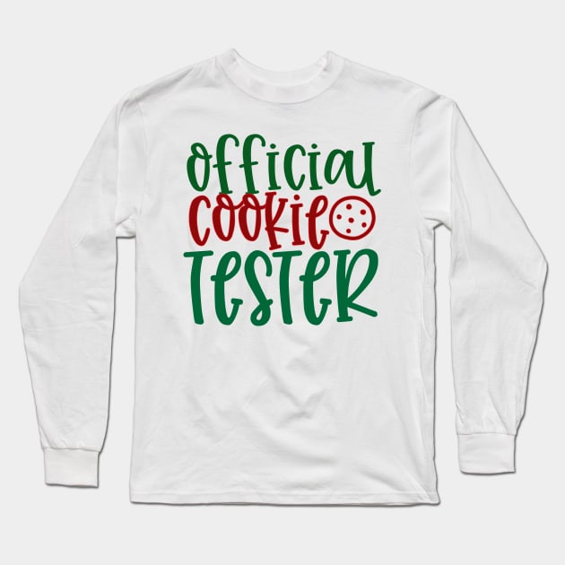 Official Cookie Tester Long Sleeve T-Shirt by ArtisticNomi